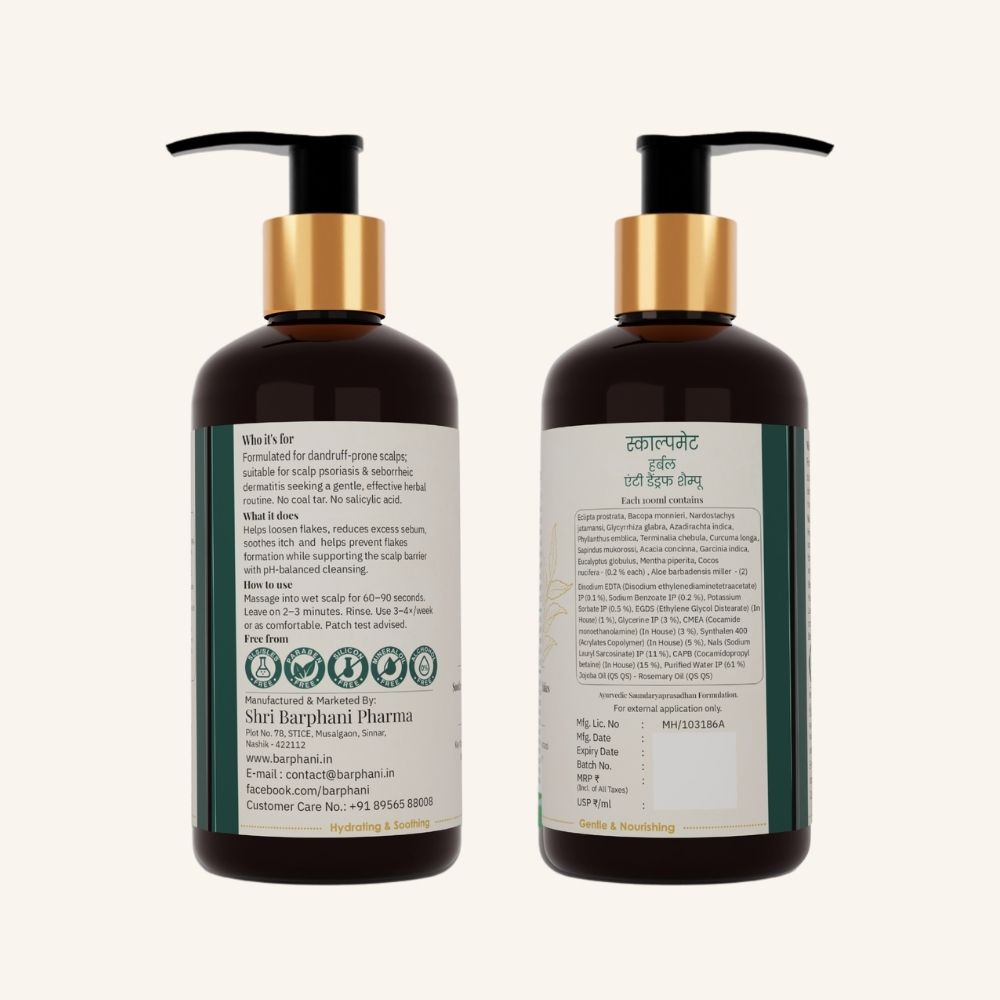 ScalpMate Herbal Anti Dandruff Shampoo