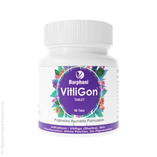 बर्फानी विटलीगोन टैबलेट - सफेद पैच, रंग बदलने, डी-पिगमेंटेशन, तेज़ परिणामों पर अत्यधिक प्रभावी, स्प्रेड को प्रतिबंधित करने में मदद करता है- 60 टैब पैक