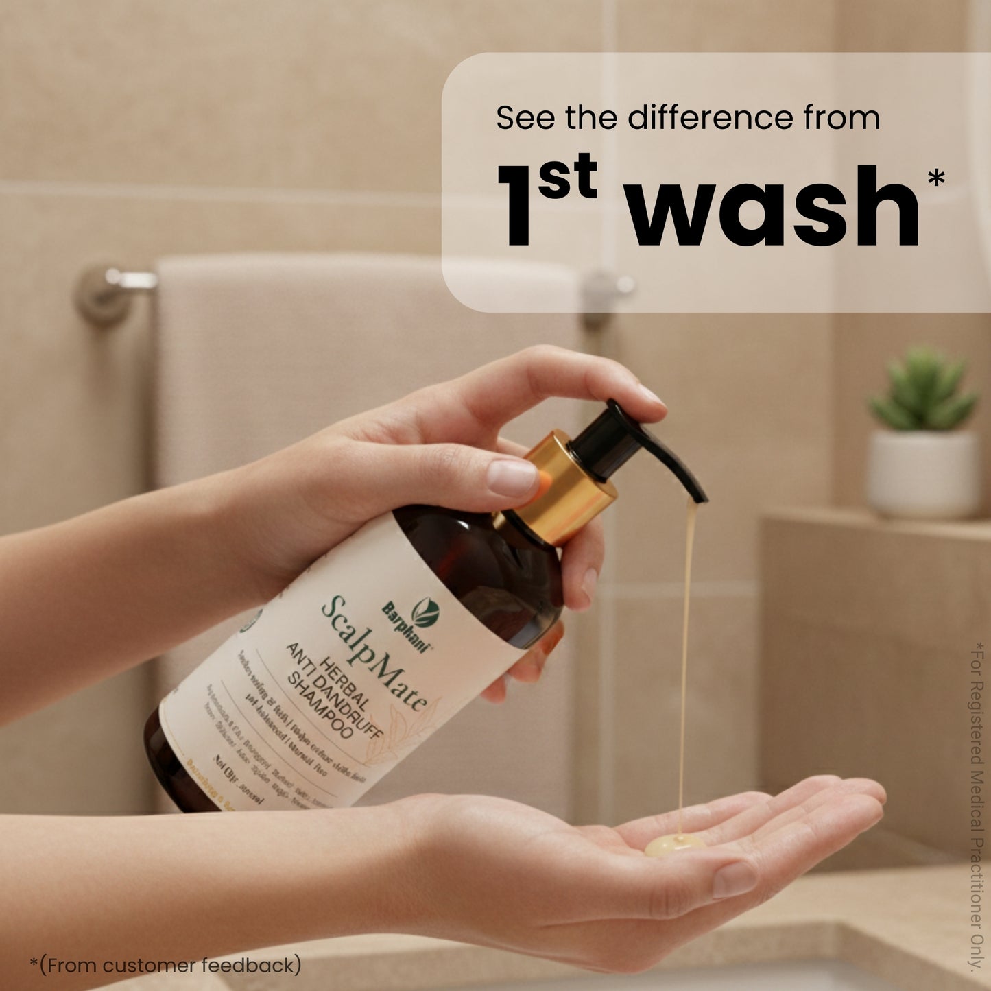 ScalpMate Herbal Anti Dandruff Shampoo