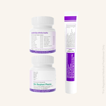 बर्फानी विटलीगोन डुओ-विटिलिगो क्रीम (2) विटलीगोन टैब (60)विटिलिगो सफेद पैच, मलिनकिरण और पुन: रंजकता पर प्रभावी