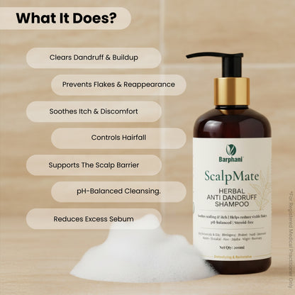 ScalpMate Herbal Anti Dandruff Shampoo