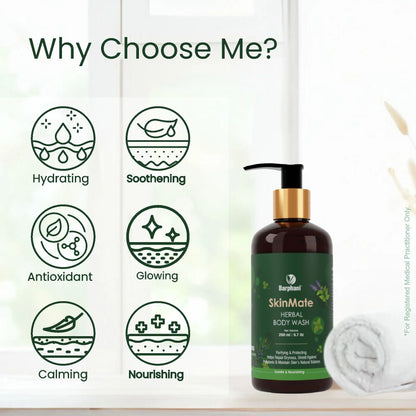 SkinMate Herbal Body Wash-200ml