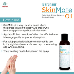 SkinMate Oil - Pre-Shower Calming Oil for Very Dry, Flaky, Itch-Prone Skin & Scalp