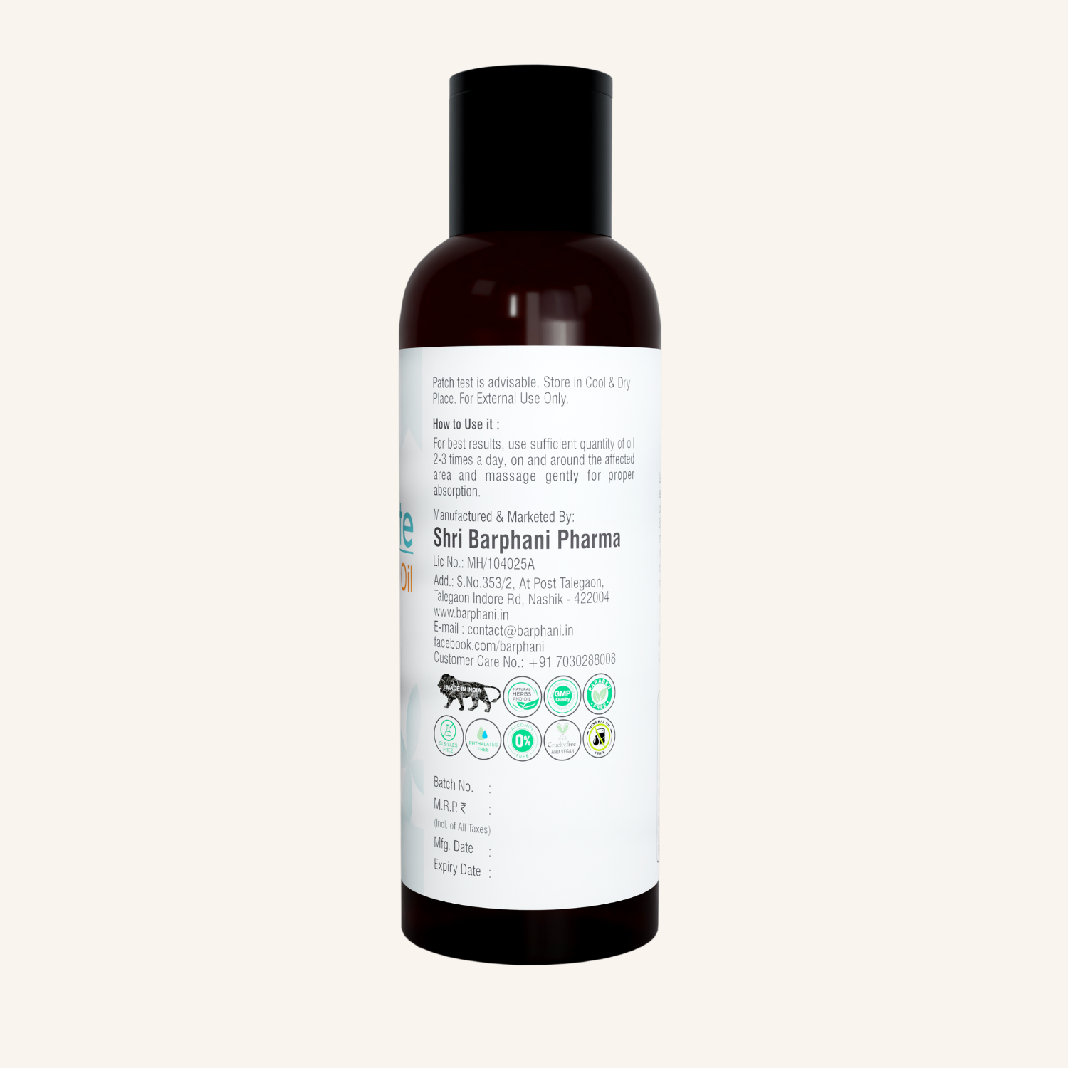 SkinMate Oil - Pre-Shower Calming Oil for Very Dry, Flaky, Itch-Prone Skin & Scalp