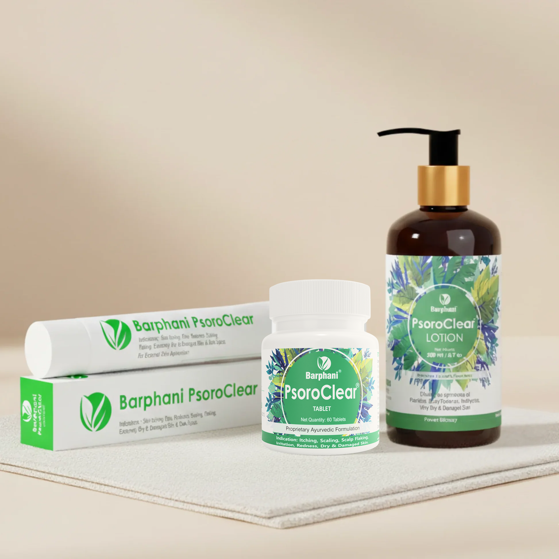 బర్ఫానీ PsoroClear డ్యూయో- సోరియాసిస్ క్రీమ్(2)+ PsoroClear ట్యాబ్(60) -తక్షణ & దీర్ఘకాలిక సోరియాసిస్ ఉపశమనం కోసం. 