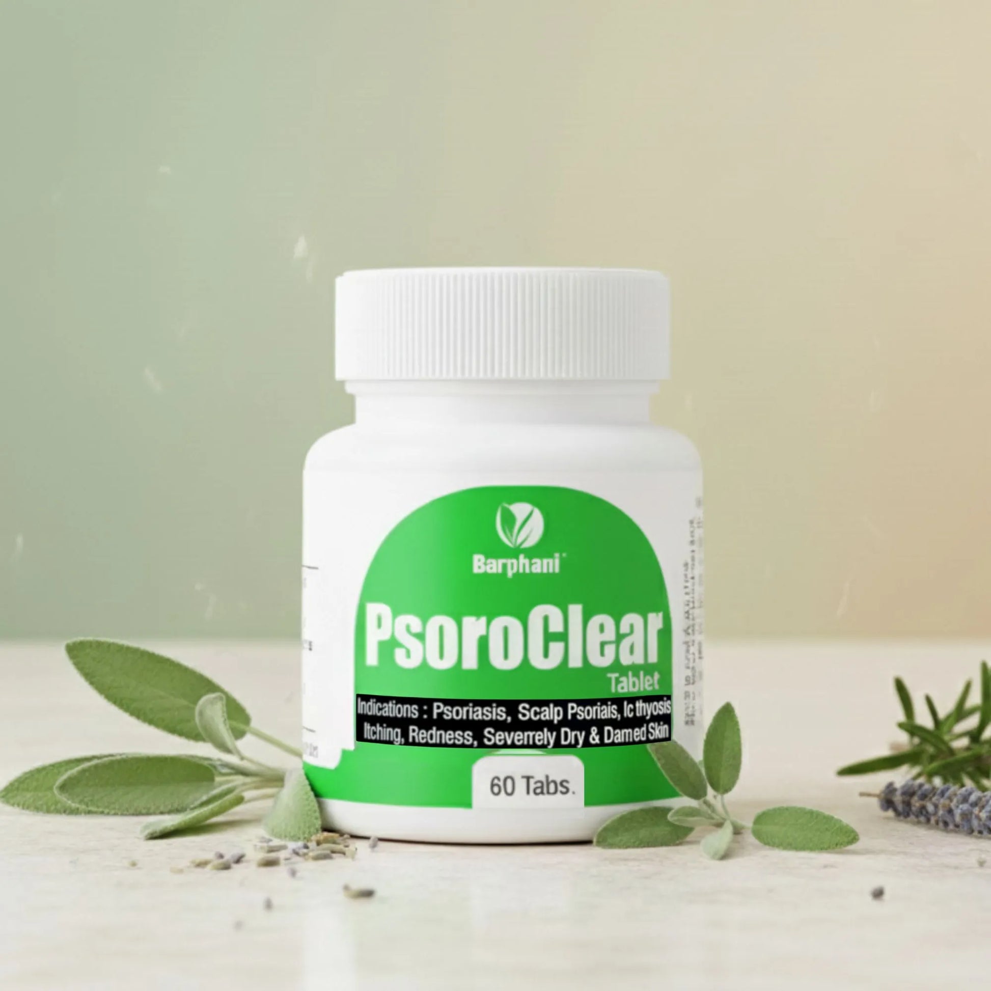ಬರ್ಫಾನಿ ಪ್ಸೊರೊಕ್ಲಿಯರ್ 60 ಟ್ಯಾಬ್‌ಗಳು - ಸೋರಿಯಾಸಿಸ್, ನೆತ್ತಿಯ ಸೋರಿಯಾಸಿಸ್, ತುರಿಕೆ, ಕೆಂಪು, ಕಪ್ಪು ಕಲೆಗಳು, ಸ್ಕೇಲಿಂಗ್, ಫ್ಲೇಕಿಂಗ್‌ಗೆ ತ್ವರಿತ ಪರಿಹಾರ. ಸ್ಟೀರಾಯ್ಡ್‌ಗಳಿಲ್ಲ. ತ್ವರಿತ ಕ್ರಿಯೆ