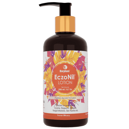 Barphani EczoNil Lotion 200ml Natural Herbal Formula For Eczema-Prone Dermatitis Herpes Ringworm & Fungal Skin | Dry Skin Soothing Skin Repair Formula