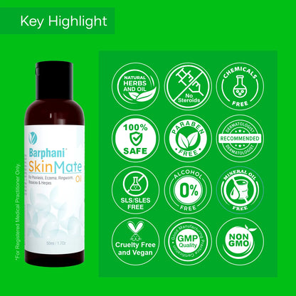 Essential PsoroClear Trio Pack- Lasting Psoriasis Scaling Itching Redness Flaking Relief. PsoroClear Cream 6 PsoroClear Tab 60 SkinMate Oil 100ml